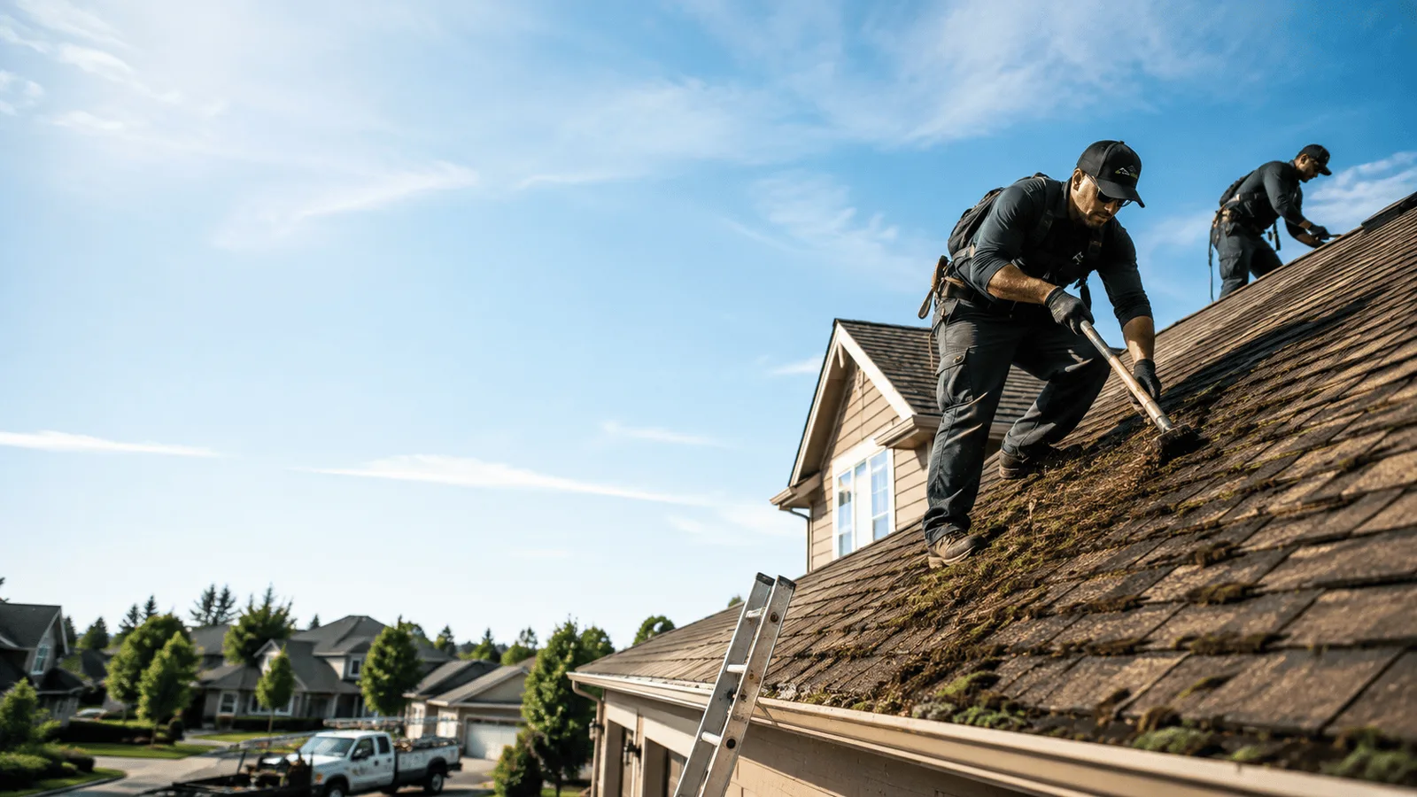 Roof Moss Removal in Shoshone, CA near me
